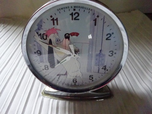 Ancien réveil métal droopy - réveil,
